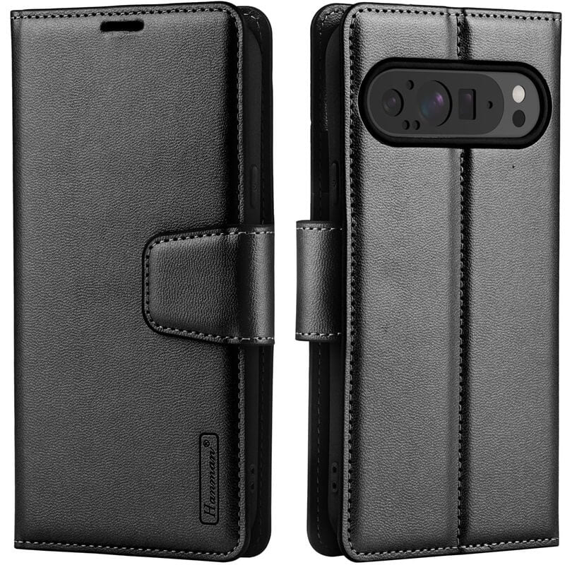 For Google Pixel 10/10 Pro | Pixel 10 Pro XL | Pixel 10 Pro Fold Hanman Wallet Case Flip Leather Card Slots Magnetic Stand Cover