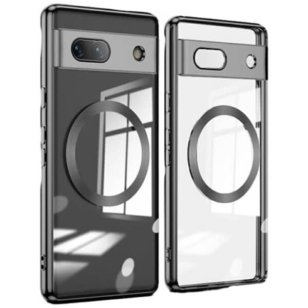 For Google Pixel 88Pro7A MagSafe Magnetic Case HaloLock Shockproof Scratch Resistant Back Clear Protective Cover