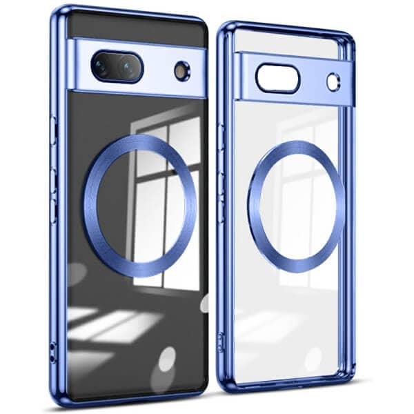 For Google Pixel 88Pro7A MagSafe Magnetic Case HaloLock Shockproof Scratch Resistant Back Clear Protective Cover