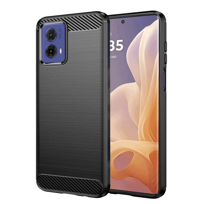 For Motorola Moto G85 5G SupRShield Case Shockproof Heavy Duty Rugged Anti Knock Back Cover (Black)