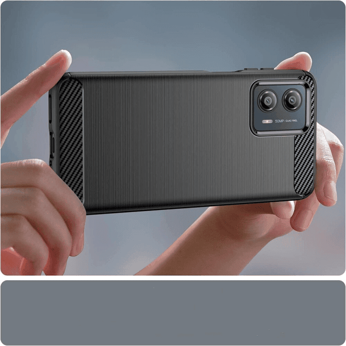 For Motorola Moto G85 5G SupRShield Case Shockproof Heavy Duty Rugged Anti Knock Back Cover (Black)