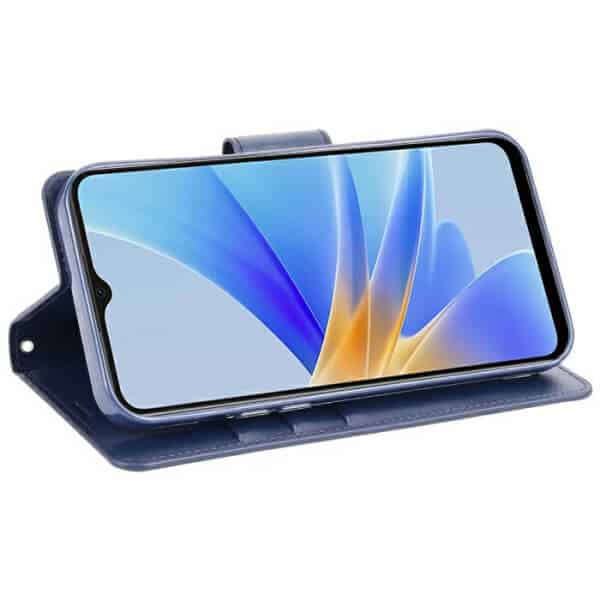 For Oppo A17 Hanman Wallet Case Flip Leather Card Slots Magnetic Stand Cover