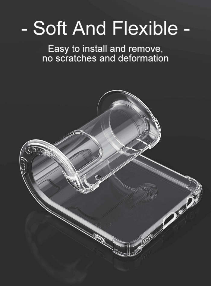 For Oppo A80 5G SupRShield Heavy Duty Soft Tough Gel Transparent Air Cushion Shockproof Back Cover