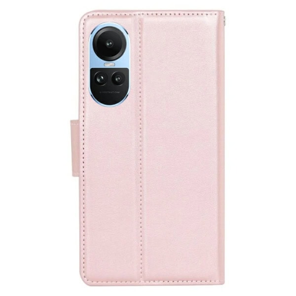 For Oppo Reno 10 5G Hanman Wallet Case Flip Leather Card Slots Magnetic Stand Cover