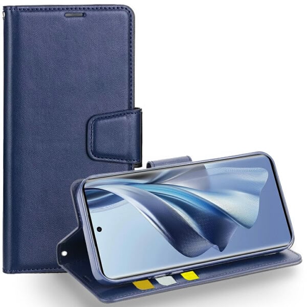 For Oppo Reno 10 5G Hanman Wallet Case Flip Leather Card Slots Magnetic Stand Cover