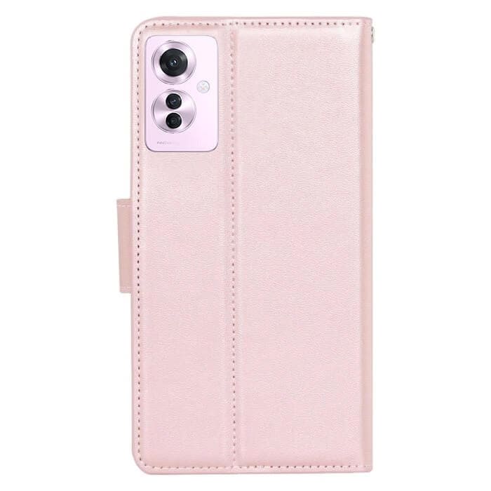 For Oppo Reno11 F 5G Hanman Wallet Case Flip Leather Card Slots Magnetic Stand Cover