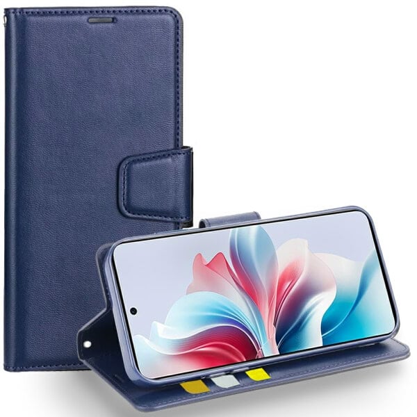 For Oppo Reno11 F 5G Hanman Wallet Case Flip Leather Card Slots Magnetic Stand Cover
