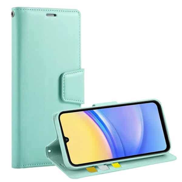For Samsung Galaxy A15 5G4G Hanman Wallet Case Flip Leather Card Slots Magnetic Stand Cover
