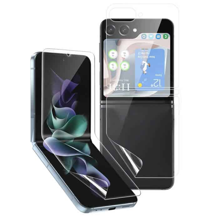 For Samsung Galaxy Z Flip 6 5 4 Fexible Membrane Scratch ResistanceTPU HD Clear Screen Protector Flim