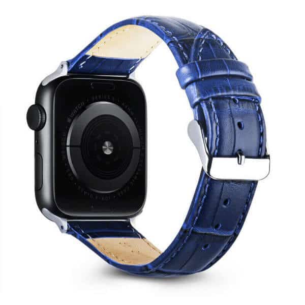 Genuine Leather Wristband For Apple Watch Series 8 7 SE 6 5 4 3 2 1 Ultra Replacement Wrist Band 38mm 40mm 41mm 42mm 44mm 45mm 49mm