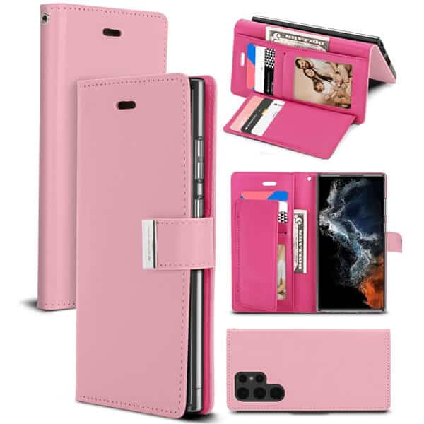 Goospery For Samsung Galaxy S22 | S22+ /S22 Plus | S22 Ultra Rich Diary Wallet Flip Case Leather Card Slots Magnetic Cover