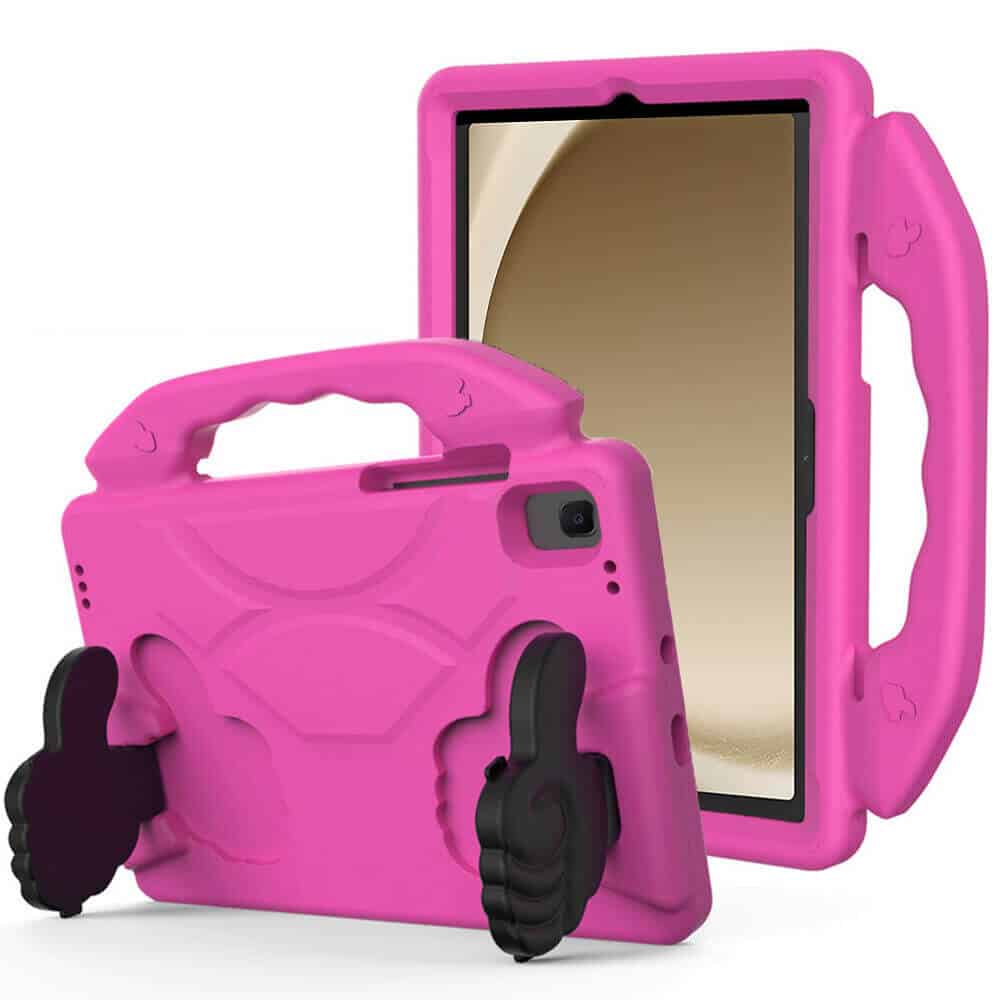 For Samsung Galaxy Tab A9+ Plus X210 /S7 /S8 /S9 /S9FE/S10 FE Thumbs UP Kids Lightweight Convertible Handle Protective Shockproof Case Cover
