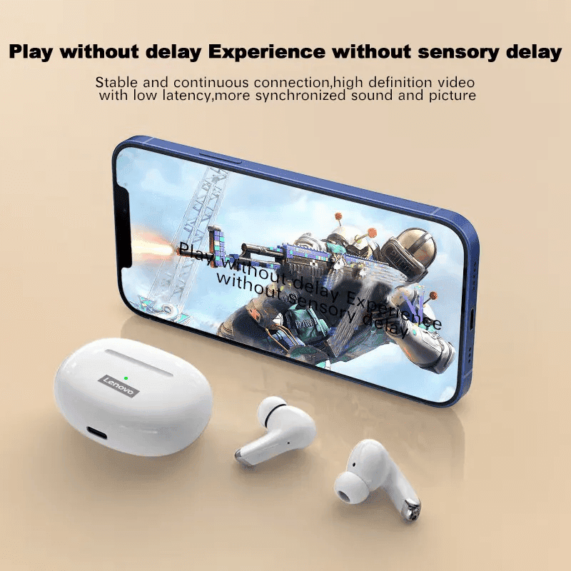 Original Lenovo LP5 Bluetooth Headphone TWS Wireless Earphones Headset Waterproof Earbuds Touch Control With Mic For All Phone