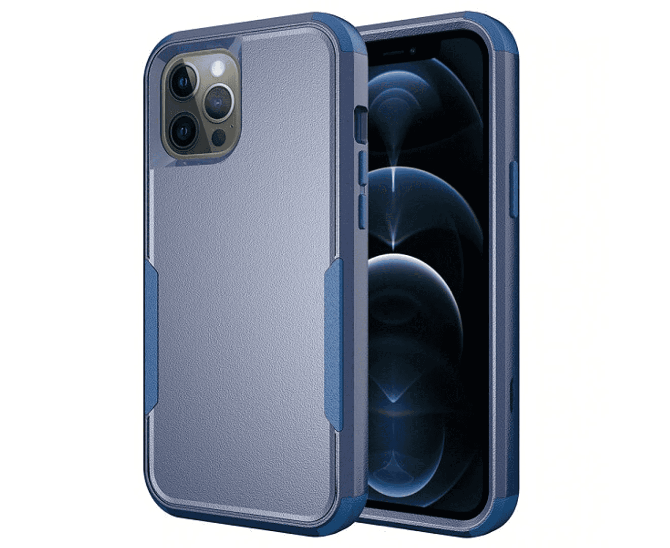 For Apple iPhone 15, 15 Plus, 15 Pro, 15 Pro Max 3in1 Case Drop Resistant Defender Symmetry Tradies Hybrid Armor Heavy Duty Rugged Shockproof Tough Cover