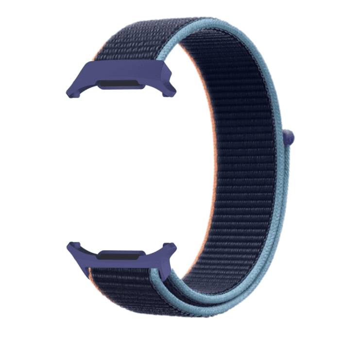 Nylon Webbing Strap Watchband for Samsung Galaxy Watch Ultra 47mm