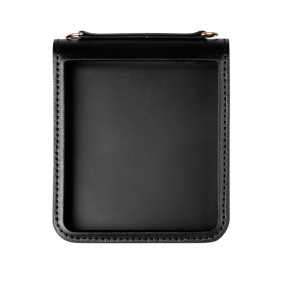 For Samsung Galaxy Z Flip 5/ Flip 6/Flip 7 Hanman PU Flip Leather Wallet Cover Case