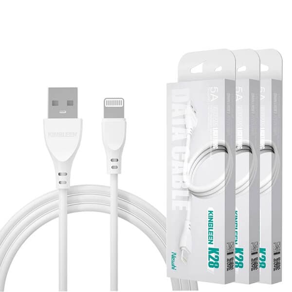 KINGLEEN (K28) 1M 5A Lightning Fast Charging High Quality Data Sync Cable Cord For Apple iPhone iPad iPod