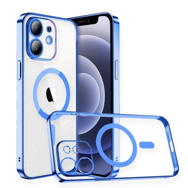 For Apple iPhone 12/ 12 Pro/ 12 Pro Max MagSafe Magnetic Case with HaloLock Shockproof Scratch Resistant Back Clear Protective Cover