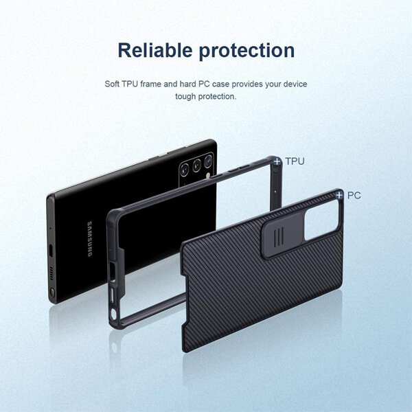 Nillkin Samsung Galaxy Note 20 Case, CamShield Series Slim Stylish Protective Case With Slide Camera Cover (Black)