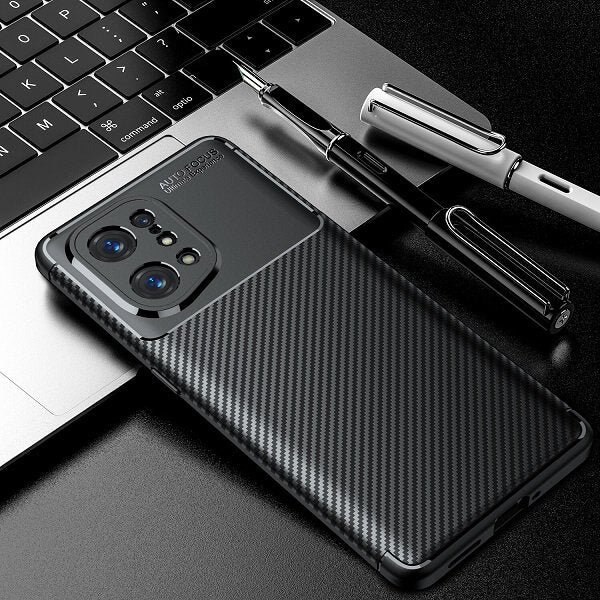 Oppo Find X5 Pro Case Shockproof Heavy Duty Rugged Anti Knock Back Cover (Black)