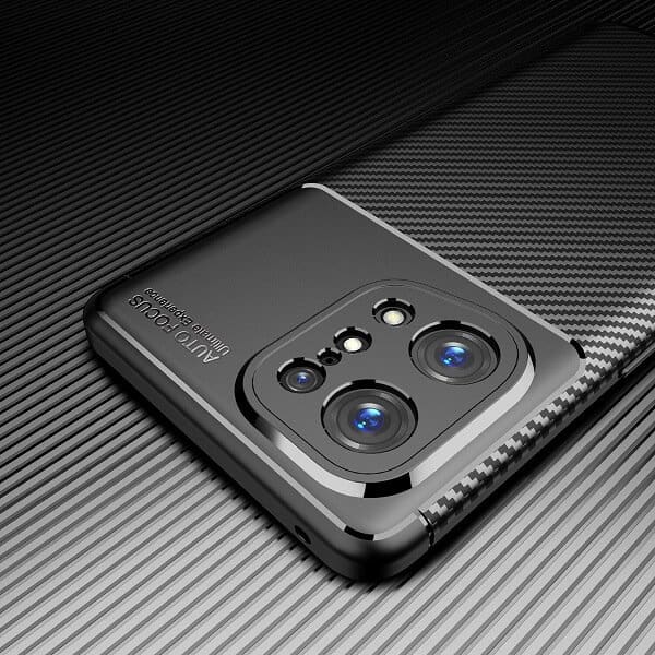 Oppo Find X5 Pro Case Shockproof Heavy Duty Rugged Anti Knock Back Cover (Black)