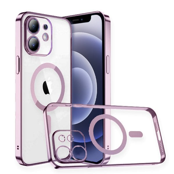 For Apple iPhone 12/ 12 Pro/ 12 Pro Max MagSafe Magnetic Case with HaloLock Shockproof Scratch Resistant Back Clear Protective Cover