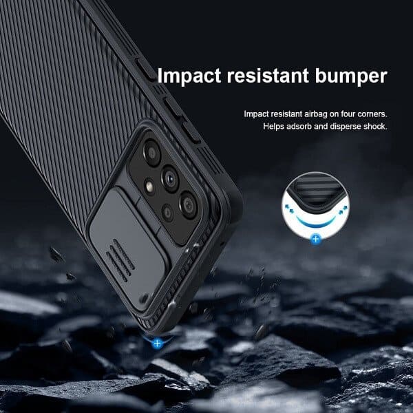 Nillkin Samsung Galaxy A53 5G Case, CamShield Series Slim Stylish Protective Case with Slide Camera Cover - Black