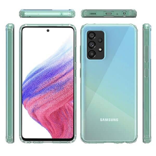 Samsung Galaxy A53 5G Hard Clear Shockproof Case Cover, Wallet Leather Case, Heavy Duty Cover, Screen Protector, Charging Cable & Adapter