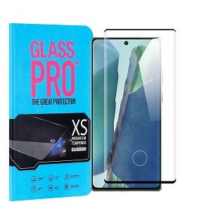 For Samsung Galaxy Note 20 | Note 20 Ultra Tempered Glass LCD Screen Protector Film Guard (Black)