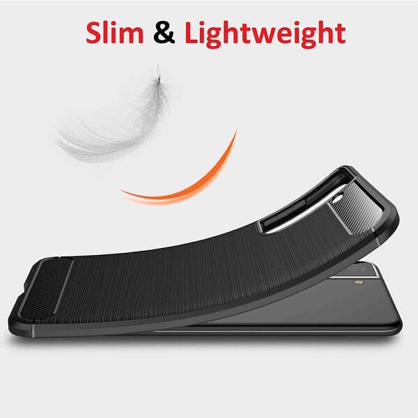 Samsung Galaxy S21 FE Case Shockproof Heavy Duty Rugged Anti Knock Back Cover (Black)