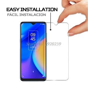 TCL 20L Plus TCL 20L+ Full Coverage Tempered Glass Screen Protector Film Guard ( Clear)