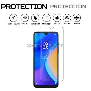 TCL 20L Plus TCL 20L+ Full Coverage Tempered Glass Screen Protector Film Guard ( Clear)
