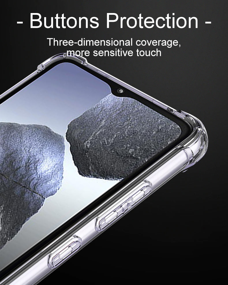 For HMD Aura 2 SupRShield Heavy Duty Soft Tough Gel Transparent Air Cushion Shockproof Back Cover