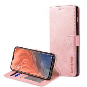 For Oppo Reno Z SupRShield Wallet Leather Flip PU Stand Magnetic Case Cover