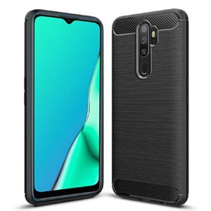 For Oppo A5 2020 /A9 2020 SupRShield Shockproof Heavy Duty Rugged Matte Carbon Fiber Case Cover