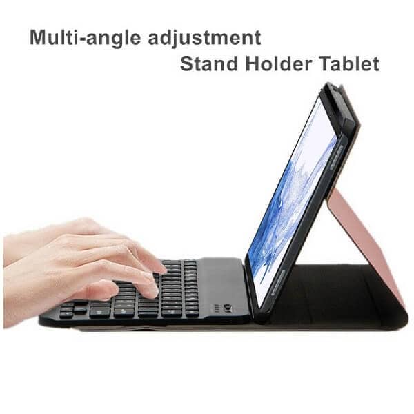 With Pencil Holder Samsung Galaxy Tab S8 11.0 X700X706 Detachable Wireless Bluetooth Keyboard Case, Lightweight Protective Slim Folio Leather Smart Cover