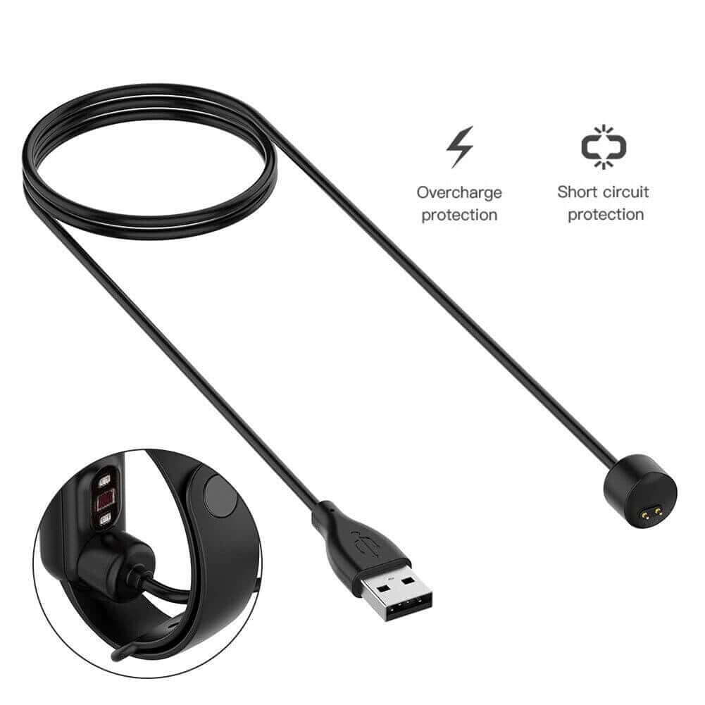 For Xiaomi Mi Band 5 6 7 5NFC 6NFCAmazfit Band 5 Magnetic USB Charger Charging Cable Cord
