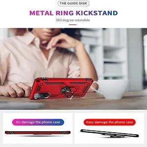 For Samsung Galaxy S20 | S20 FE | S20+ /S20 Plus | S20 Ultra Anti Scratch Magnetic Shockproof Heavy Duty Ring Case Cover