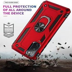 For Samsung Galaxy S20 | S20 FE | S20+ /S20 Plus | S20 Ultra Anti Scratch Magnetic Shockproof Heavy Duty Ring Case Cover