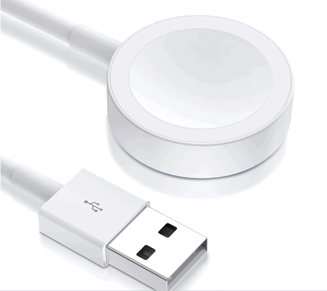 For Apple Watch Wireless Magnetic Fast Charger to USB-A Cable iWatch Series Ultra/9/8/7/6/SE/SE2/5/4/3/2 (1M)