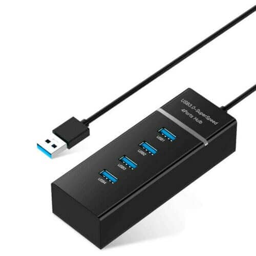 High Speed 4 Port Multi USB Hub Expansion for Desktop Laptop