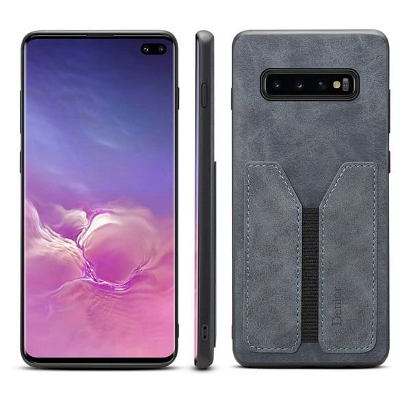 Denior For Samsung Galaxy S10 |Galaxy S10+ /S10 Plus | Galaxy S10E Leather Case with Elastic Wallet Card Holder Slot Pocket Cover