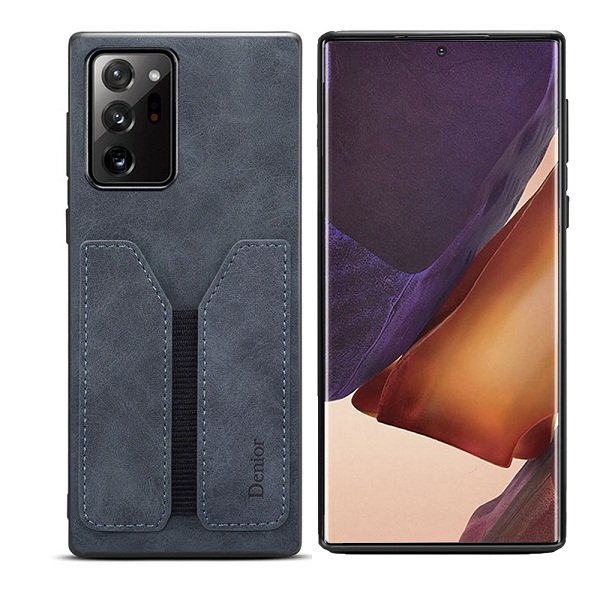 Grey Denior Samsung Galaxy Note 20 Ultra Leather Case Wallet Cover