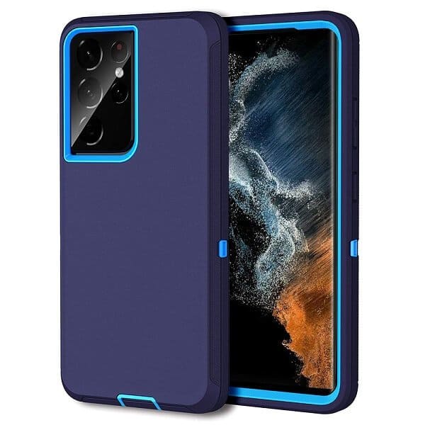 For Samsung Galaxy S22 | S22+ /S22 Plus | S22 Ultra Case Drop Resistant Defender Tradies Heavy Duty Rugged Shockproof Tough Cover