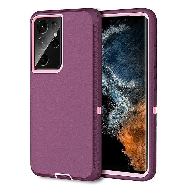 For Samsung Galaxy S22 | S22+ /S22 Plus | S22 Ultra Case Drop Resistant Defender Tradies Heavy Duty Rugged Shockproof Tough Cover