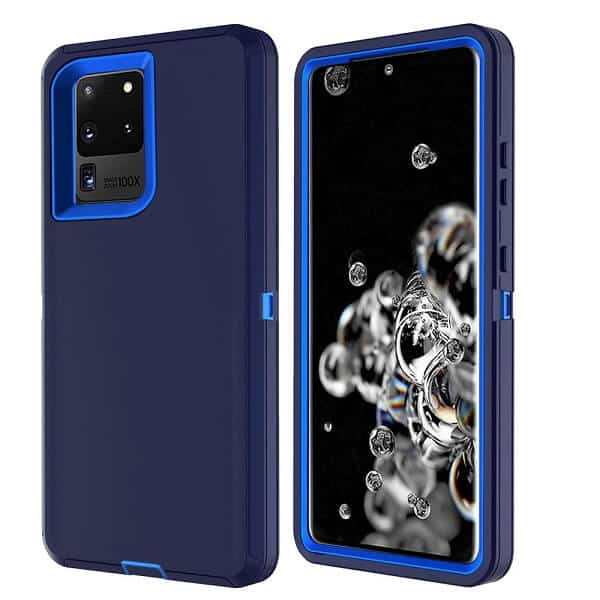 For Samsung Galaxy S20 | S20 FE | S20+ /S20 Plus | S20 Ultra Case Drop Resistant Defender Tradies Heavy Duty Rugged Shockproof Tough Cover