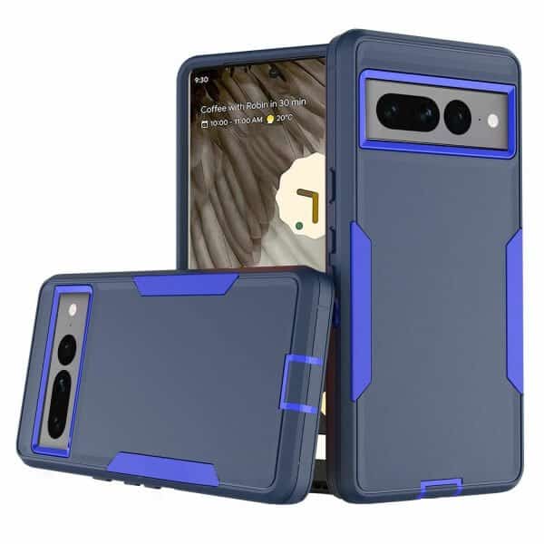 For Google Pixel 7 | 7 Pro| 7A 3in1 Case Drop Resistant Defender Tradies Hybrid Armor Heavy Duty Rugged Shockproof Tough Cover