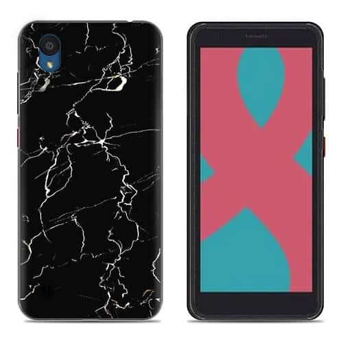 Optus X Start 2 Fancy Soft Gel Flexible TPU Protective Stylish Case Cover (Style 1)