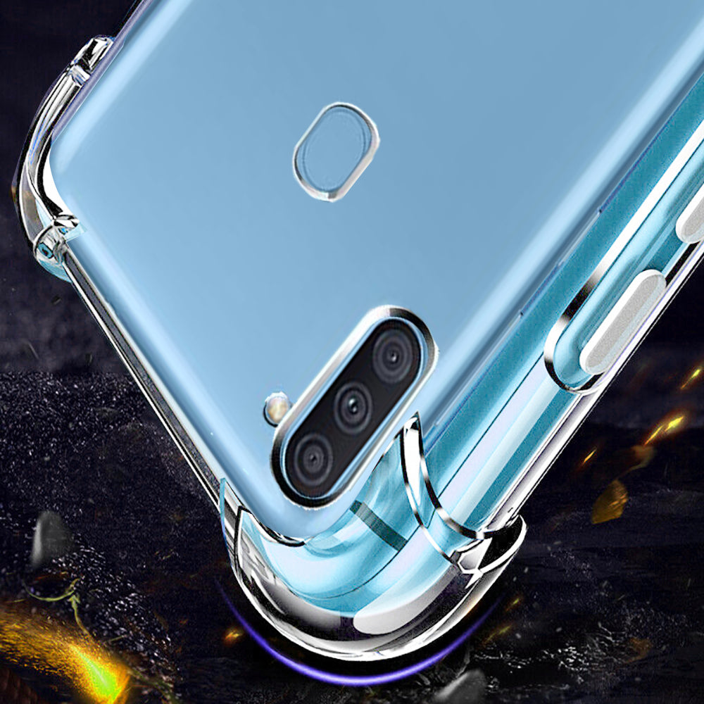 For Samsung Galaxy A11 SupRShield Clear Case Shockproof Tough Transparent Anti knock  Heavy Duty Cover
