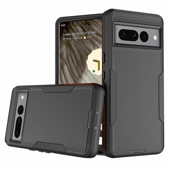 For Google Pixel 7 | 7 Pro| 7A 3in1 Case Drop Resistant Defender Tradies Hybrid Armor Heavy Duty Rugged Shockproof Tough Cover